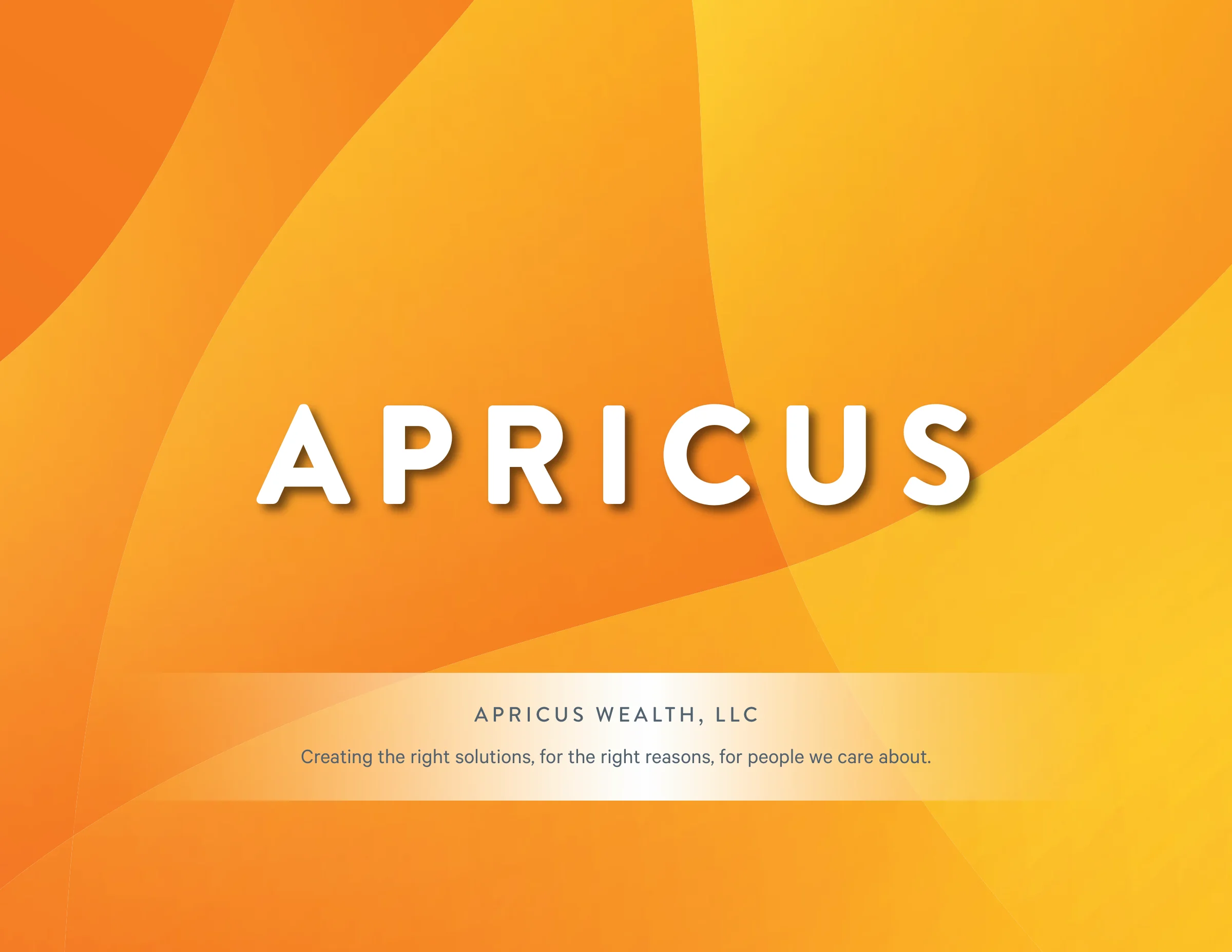 Apricus Wealth brochure page 1