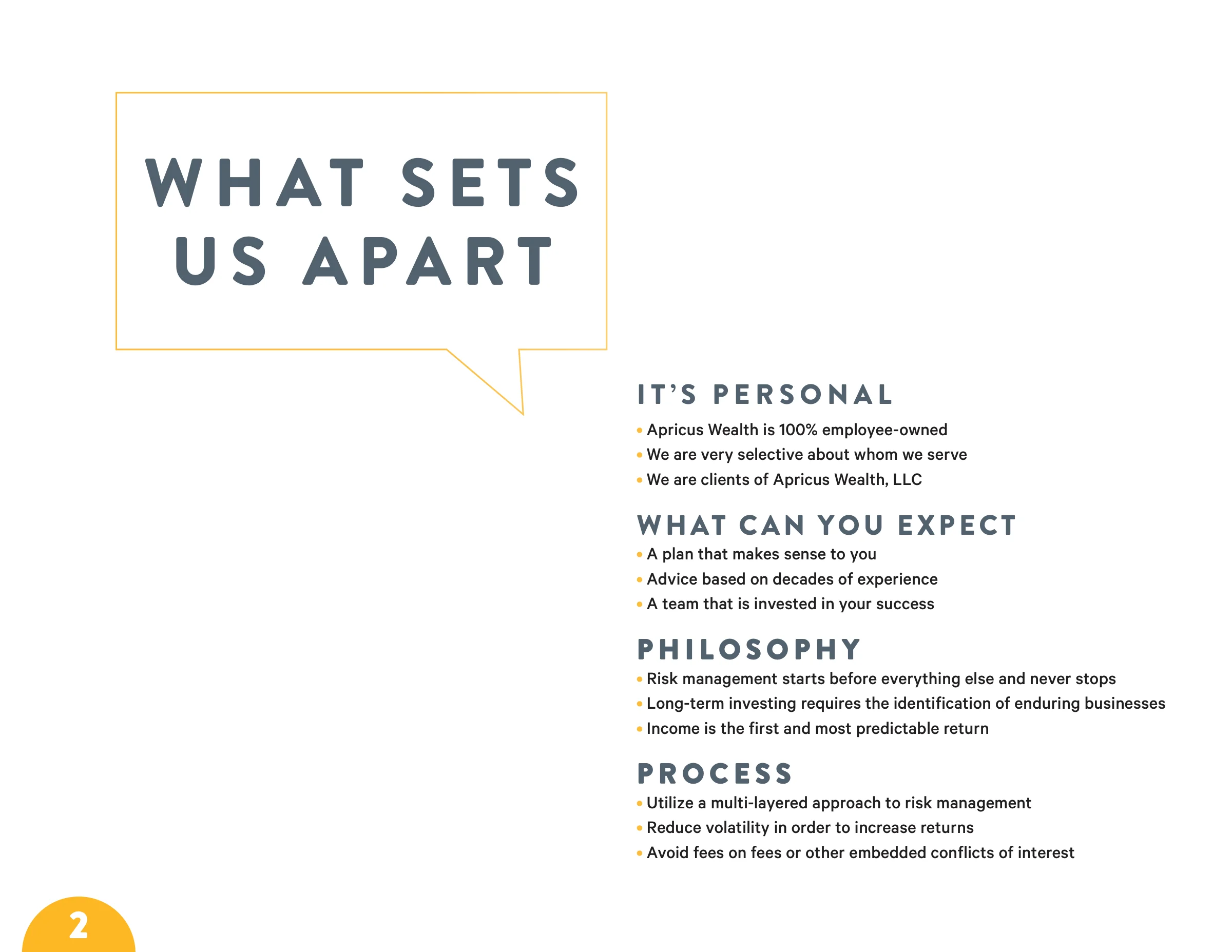 Apricus Wealth brochure page 2